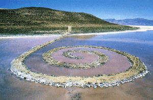 Spiral Jetty by Robert Smithson